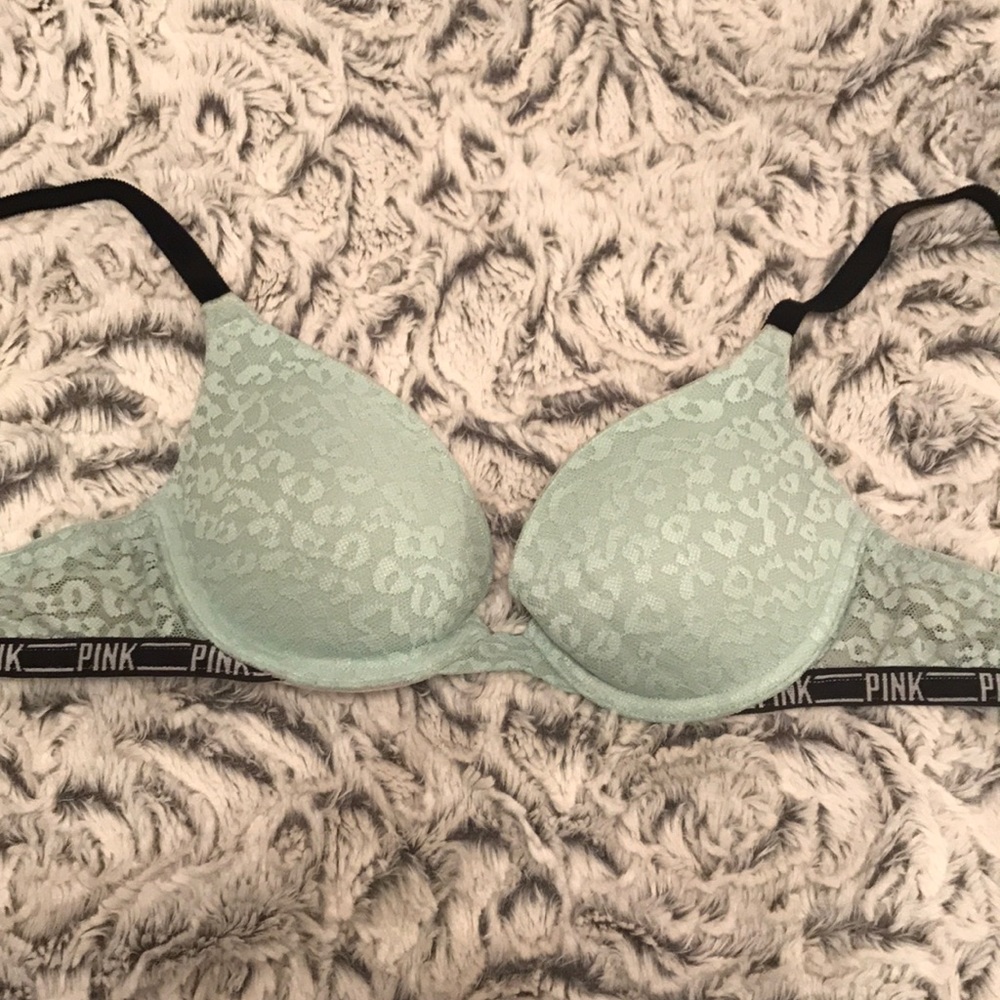 VS Pink Bra - light Blue